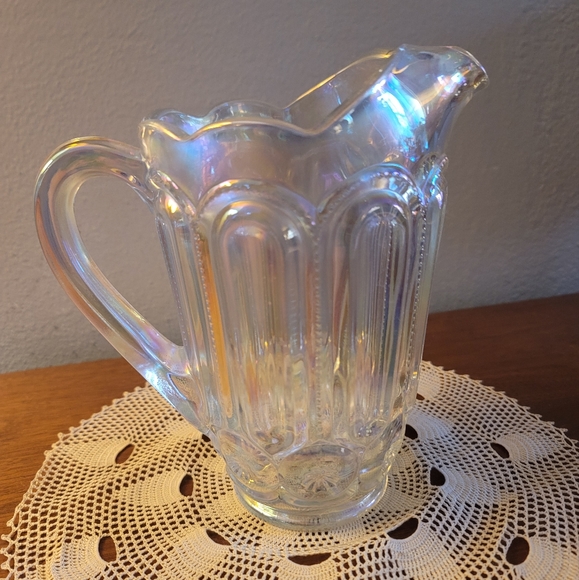 LE Smith iridescent Moon & Stars pitcher - Picture 3 of 5